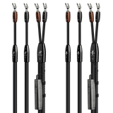 AudioQuest Lone Ranger + BigFoot BiWire Combo - LRBFCOMBO02S 2 m = 6.75 ft Pair 2 x Male Multi-Spade > 4 x Male Multi-Spade - Silver
