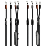 AudioQuest Lone Ranger + BigFoot BiWire Combo - LRBFCOMBO02S 2 m = 6.75 ft Pair 2 x Male Multi-Spade > 4 x Male Multi-Spade - Silver