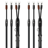 AudioQuest Lone Ranger + BigFoot BiWire Combo - LRBFCOMBO02S 2 m = 6.75 ft Pair 2 x Male Multi-Spade > 4 x Male Multi-Spade - Silver