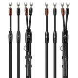 AudioQuest Lone Ranger + BigFoot BiWire Combo - LRBFCOMBO02S 2 m = 6.75 ft Pair 2 x Male Multi-Spade > 4 x Male Multi-Spade - Silver