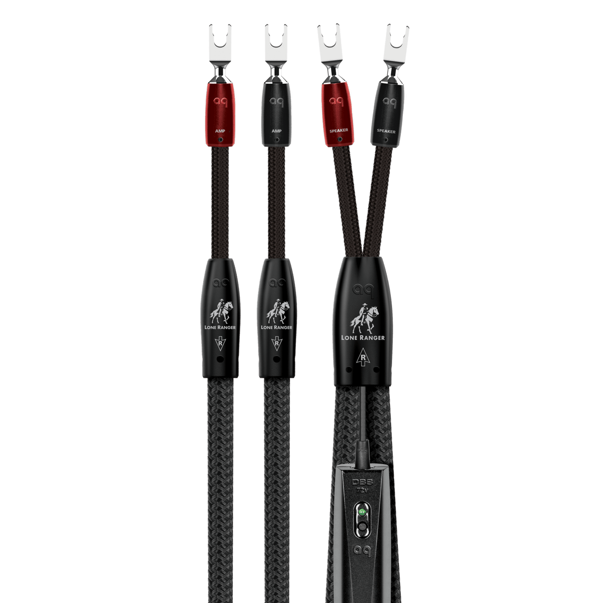 AudioQuest Lone Ranger Full - Range - 8 ft = 2.4 m Pair 2 x Bananas > 2 x Bananas