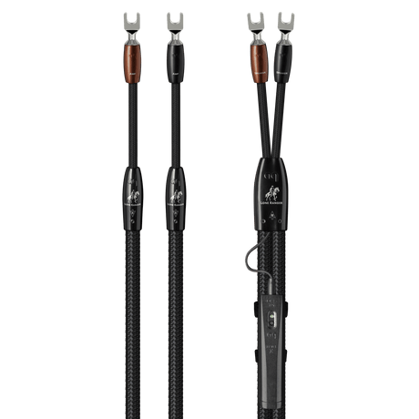 AudioQuest Lone Ranger Full-Range - LRANGER6SM 6 ft = 1.83 m Pair 2 x Male Multi-Spade > 2 x Male Multi-Spade - Silver