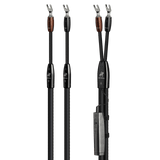 AudioQuest Lone Ranger Full-Range - LRANGER6SM 6 ft = 1.83 m Pair 2 x Male Multi-Spade > 2 x Male Multi-Spade - Silver