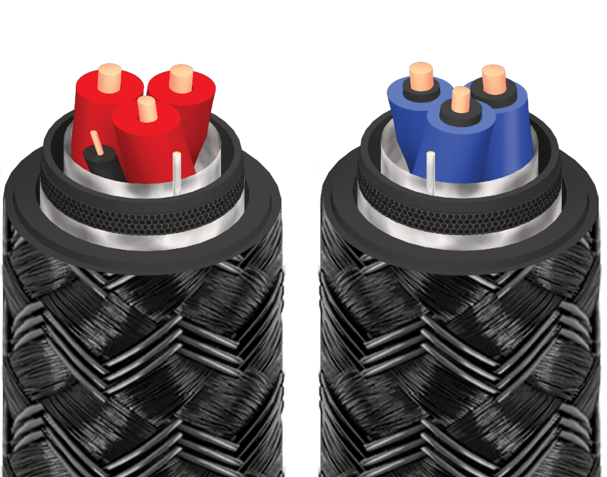 AudioQuest Lone Ranger Full-Range - LRANGER6SM 6 ft = 1.83 m Pair 2 x Male Multi-Spade > 2 x Male Multi-Spade - Silver