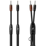 AudioQuest Lone Ranger Full-Range - LRANGER6SM 6 ft = 1.83 m Pair 2 x Male Multi-Spade > 2 x Male Multi-Spade - Silver