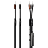 AudioQuest Lone Ranger - LRANGER01.5SM 1.5 m = 5.25 ft Pair 2 x Male Multi-Spade > 2 x Male Multi-Spade - Silver