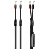 AudioQuest Lone Ranger - LRANGER01.5SM 1.5 m = 5.25 ft Pair 2 x Male Multi-Spade > 2 x Male Multi-Spade - Silver