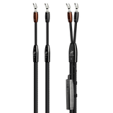 AudioQuest Lone Ranger - LRANGER01.5SM 1.5 m = 5.25 ft Pair 2 x Male Multi-Spade > 2 x Male Multi-Spade - Silver