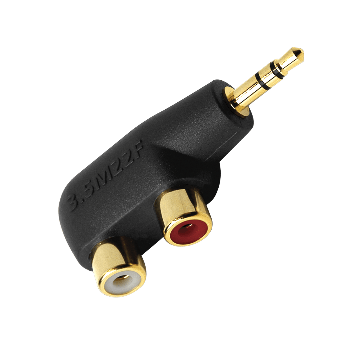 Rca L R AudioQuest Mini RCA Adaptor - Hard Mini 3.5mm RCA