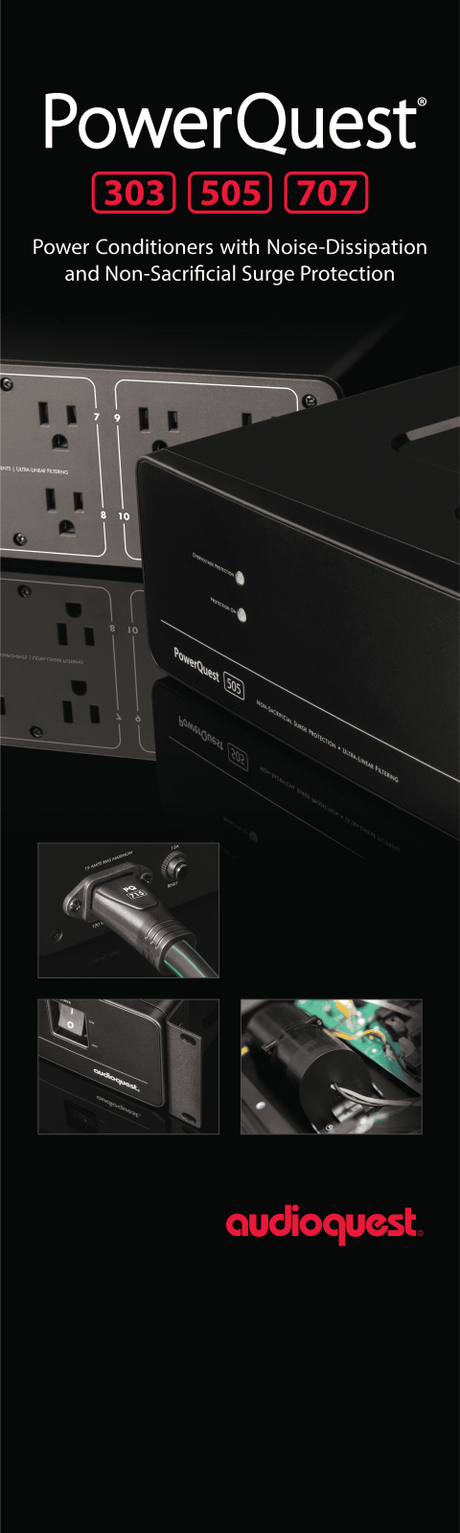 AudioQuest PowerQuest 303, 505, 707 - PQ100FAMPUB