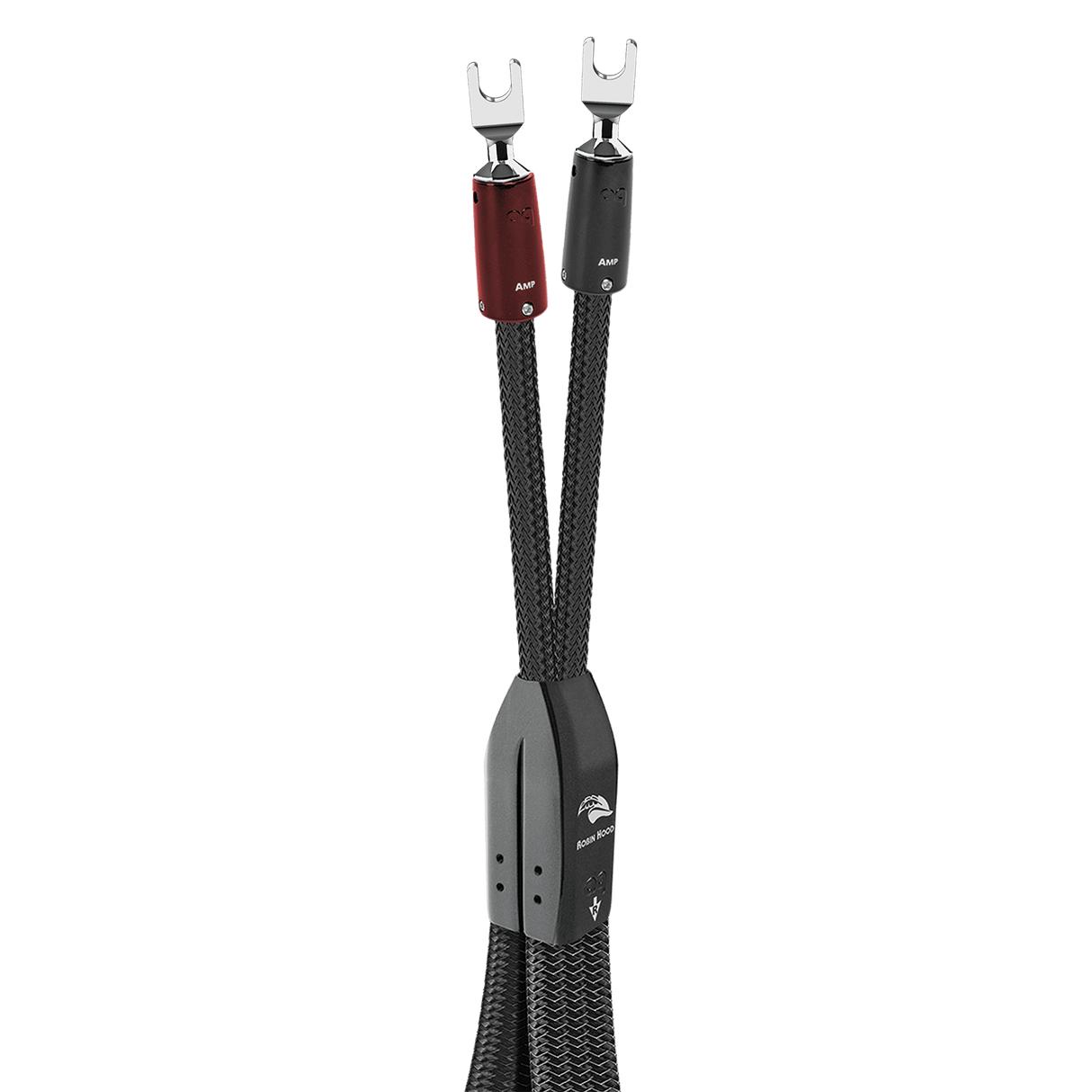 AudioQuest Robin Hood SILVER BiWire COMBO - RHOODSILBW02PR - USUS 2 m = 6 ft 6 in Pair 2 x U - Spades > 4 x U - Spades