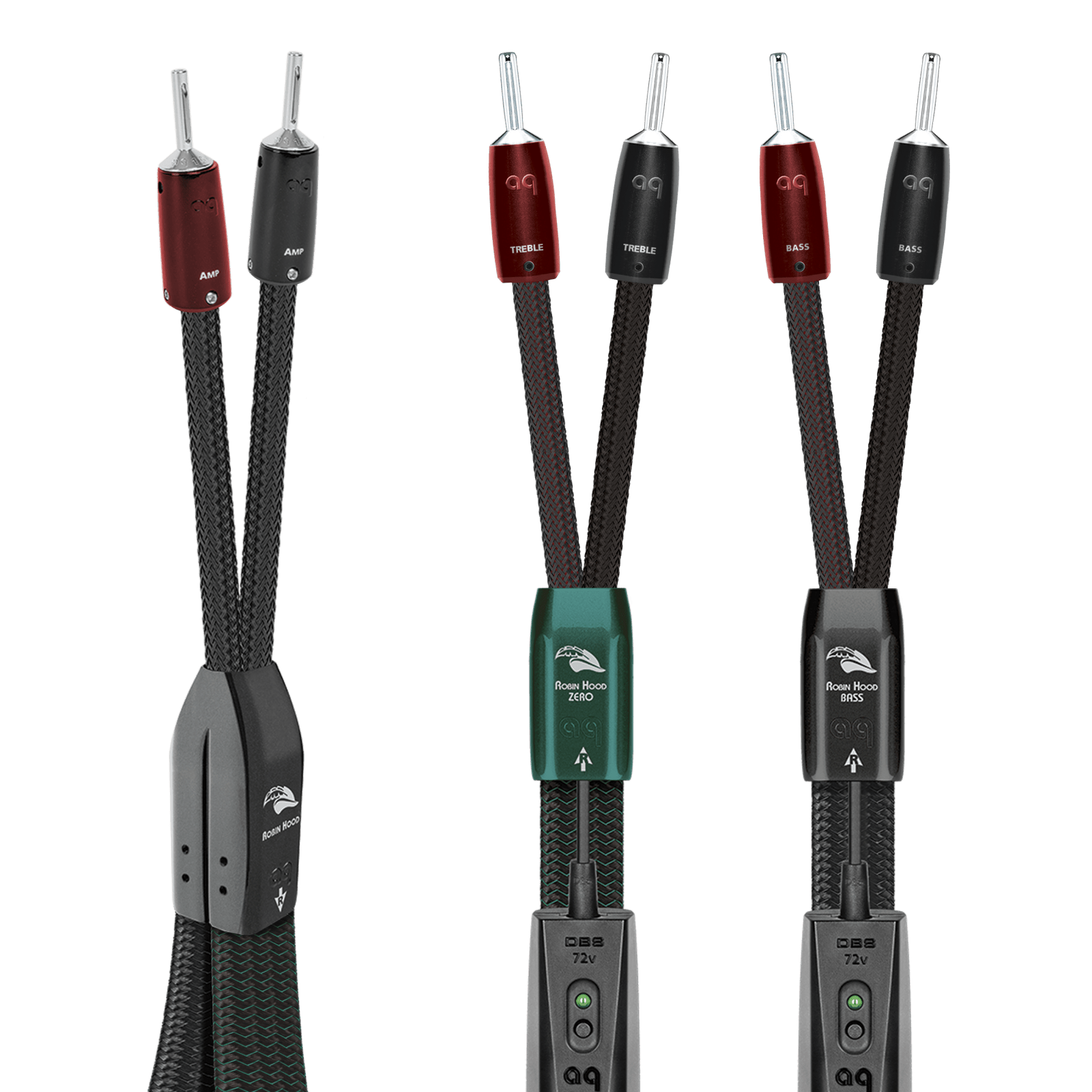 AudioQuest 8' Robin Hood ZERO Speaker Cable w/ ZERO-Tech for
