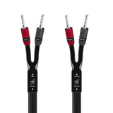 AudioQuest Rocket 22 Full - Range - ROCK22B2.0FRBS 2 m = 6 ft 6 in Pair 2 x Bananas > 2 x Bananas - Silver