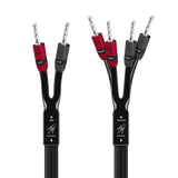 AudioQuest Rocket 22 Single BiWire - ROCK22B2.0SBWBS 2 m = 6 ft 6 in Pair 2 x Bananas > 4 x Bananas - Silver