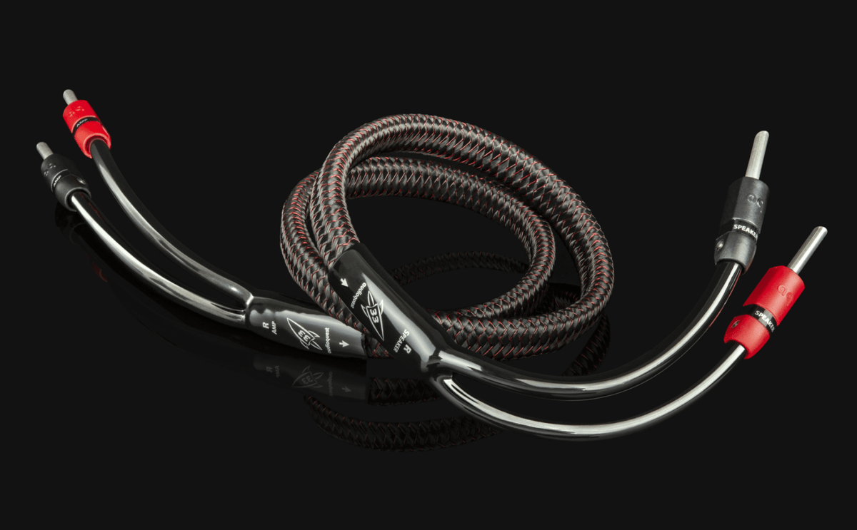 AudioQuest Rocket 33 Single BiAmp - ROCK3310BABS 10 ft = 35 m Pair 4 x Male Banana > 4 x Male Banana - Silver