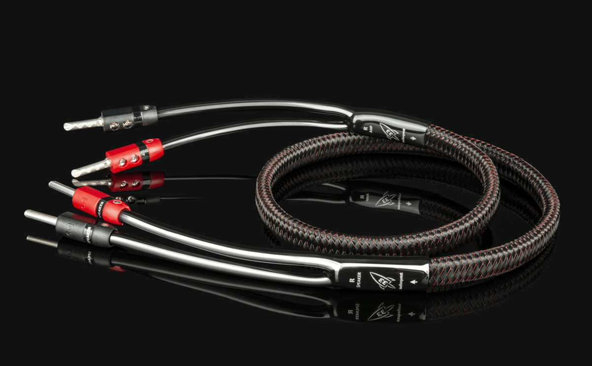 AudioQuest Rocket 33 Single BiAmp - ROCK3310BABS 10 ft = 35 m Pair 4 x Male Banana > 4 x Male Banana - Silver