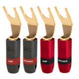 AudioQuest SureGrip® 300 Multi - Spade - SPADE3004G Set of 4 Gold