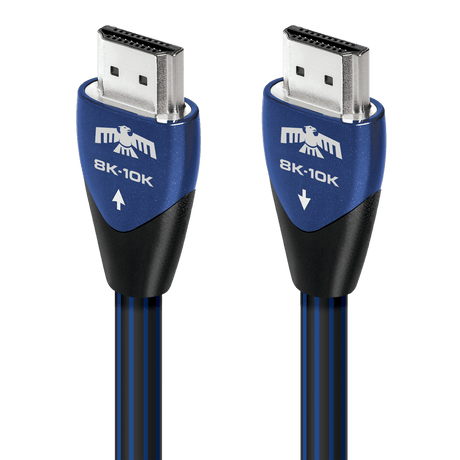AudioQuest ThunderBird 48 - HDM48TBIRD075 0.75 m = 2.75 ft Blue on Black Nylon Braid