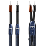 AudioQuest ThunderBird XTRM Full-Range - TBIRDXTRM10BS 10 ft = 35 m Pair 2 x Male Banana > 2 x Male Banana - Silver