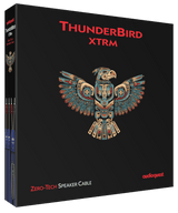 AudioQuest ThunderBird XTRM - TBIRDXTRM10BS 10 ft = 35 m Pair 2 x Male Banana > 2 x Male Banana - Silver
