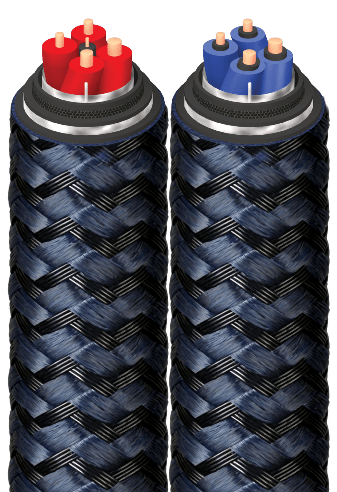 AudioQuest ThunderBird XTRM - TBIRDXTRM10BS 10 ft = 35 m Pair 2 x Male Banana > 2 x Male Banana - Silver