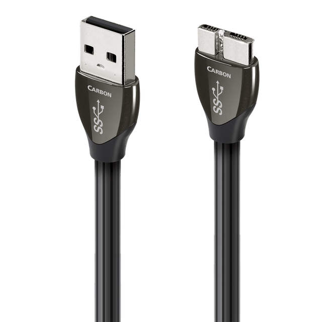 AudioQuest 0.75m Carbon USB-A 3.0 > Micro B 3.0 High AudioQuest 0.75m Carbon USB-A 3.0 > Micro B 3.0 High