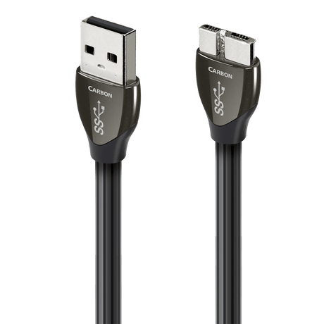 Carbon USB-A 3.0 > Micro B 3.0 - USBCAR30.75MI-0.75 m = 2 ft 6 in