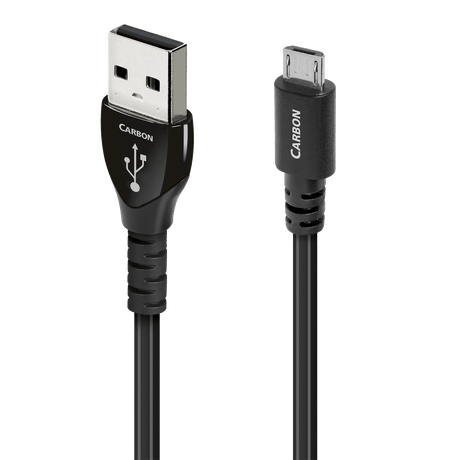 Carbon USB-A > Micro B 2.0 - USBCAR20.75MI-0.75 m = 2 ft 6 in