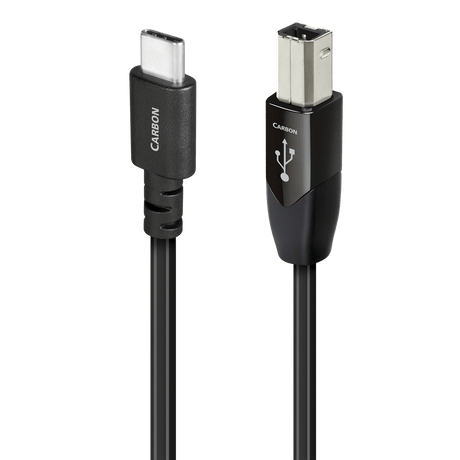 Carbon USB-C > B - USBCAR20.75CB-0.75 m = 2 ft 6 in