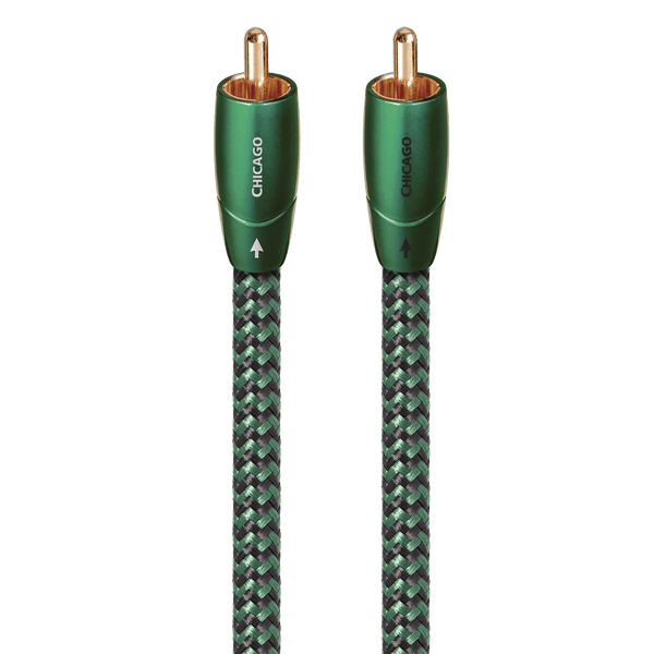 AudioQuest 0.5m Chicago RCA > RCA Audio Interconnect Cable - Pair AudioQuest 0.5m Chicago RCA > RCA Audio Interconnect Cable - Pair