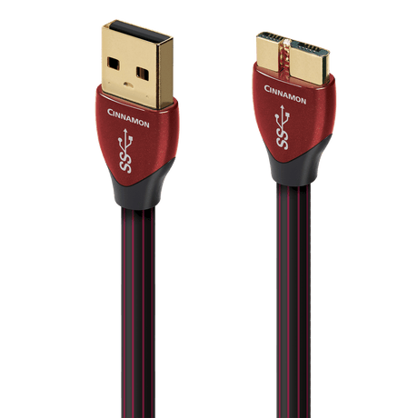 AudioQuest Cinnamon USB-A 3.0 > Micro B 3.0 - USBCIN30.75MI 0.75 m = 2 ft 6 in