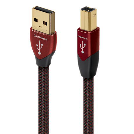 Cinnamon USB-A > B - 65-088-12-0.75 m = 2 ft 6 in
