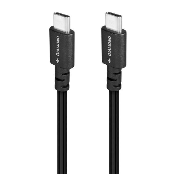 AudioQuest ダイヤモンド USB-C USB-B 0.75メートル diamond-usb-c-c-usbdia2075cc-