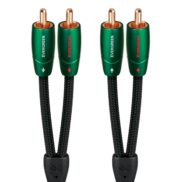 AudioQuest 0.6m Evergreen RCA > RCA Audio Interconnect Cable