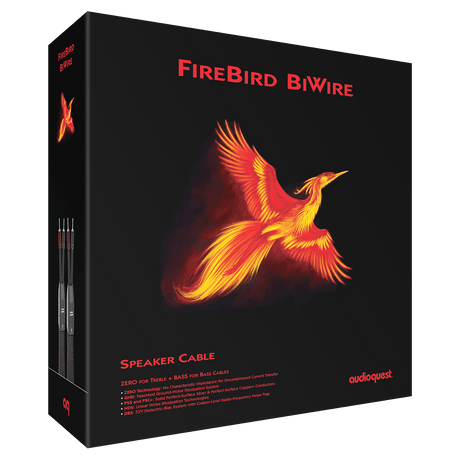 AudioQuest FireBird BiWire COMBO - FBIRDBW8PR-USUS 8 ft = 2.4 m Pair 2 x U-Spades > 4 x U-Spades