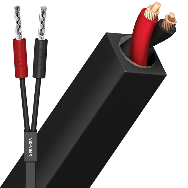 audioquest Q2 スピーカーケーブル AudioQuest 9.8' Q2 Full-Range 10' Speaker Cable w/ SureGrip