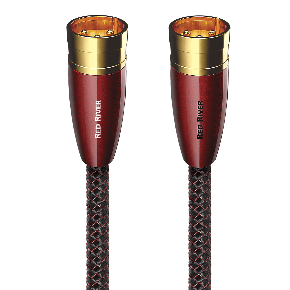 AudioQuest Red River XLR XLR Analog Audio Interconnect Cable 0 5M audioquest-red-river-xlr-xlr-analog-audio-interconnect-cable-0-5m