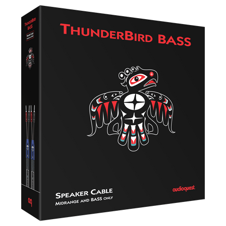 AudioQuest ThunderBird BASS - TBIRDBASS8PR-USUS 8 ft = 2.4 m Pair 2 x U-Spades > 2 x U-Spades