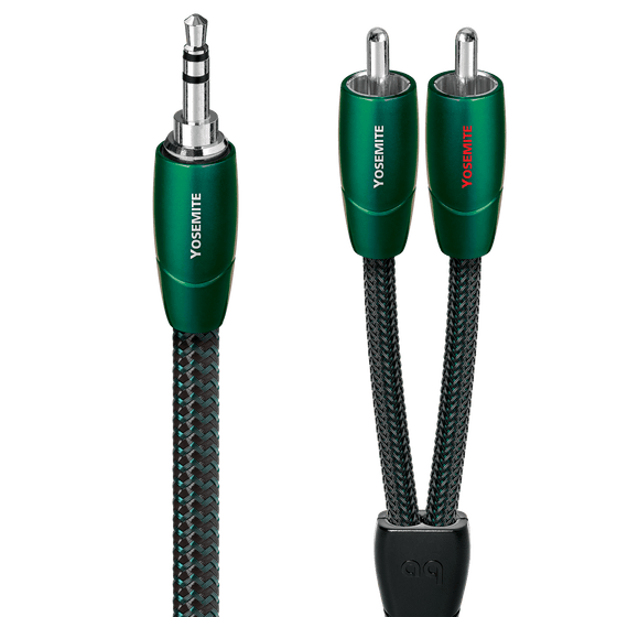 AudioQuest 0.6m Big Sur 3.5mm Mini > RCA Audio Interconnect Cable