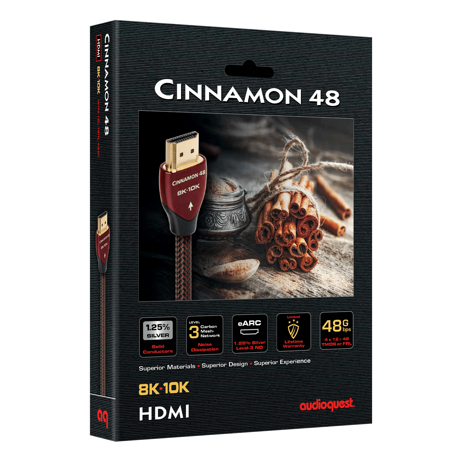 Cavo Ethernet AudioQuest Cinnamon 3m – RJ45, Conduttori In Argento Placcato, Cat7, Per Audio E Dati Ad Alta Velocità - 6